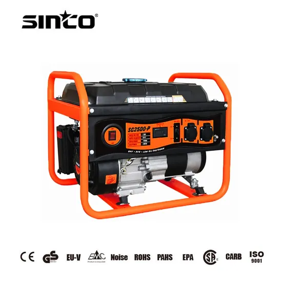 가정용 Aerobs 휴대용 휘발유 가솔린 발전기 BS3500용 2.8kw 3kw 발전기