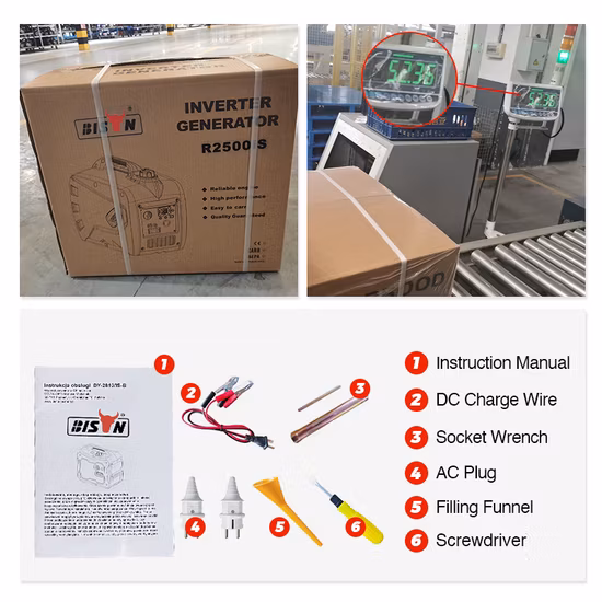2kw 인버터 무소음 휴대용 가솔린 발전기(BS2000I)