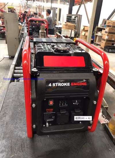 1kw 가솔린 전력 오픈 프레임 휴대용 인버터 발전기